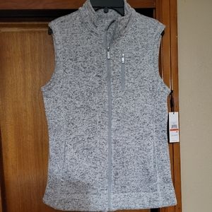 Calvin Klein Gray Zipper Vest